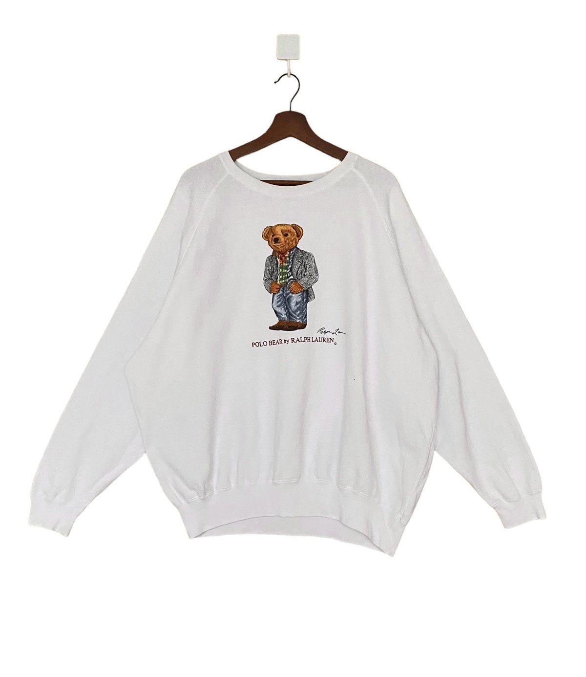 Vintage Vintage Brand Polo Ralph Lauren Sweatshirt 1990s Size US L / EU 52-54 / 3 - 1 Thumbnail