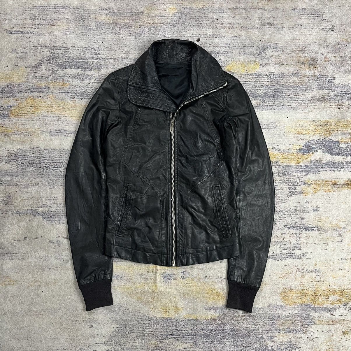最終値下【Rick Owens】intarsia ライダース　カウレザー48 Rick Owens 'Intarsia' Calf Leather Jacket (FW2014) – VILIS VINTAGE