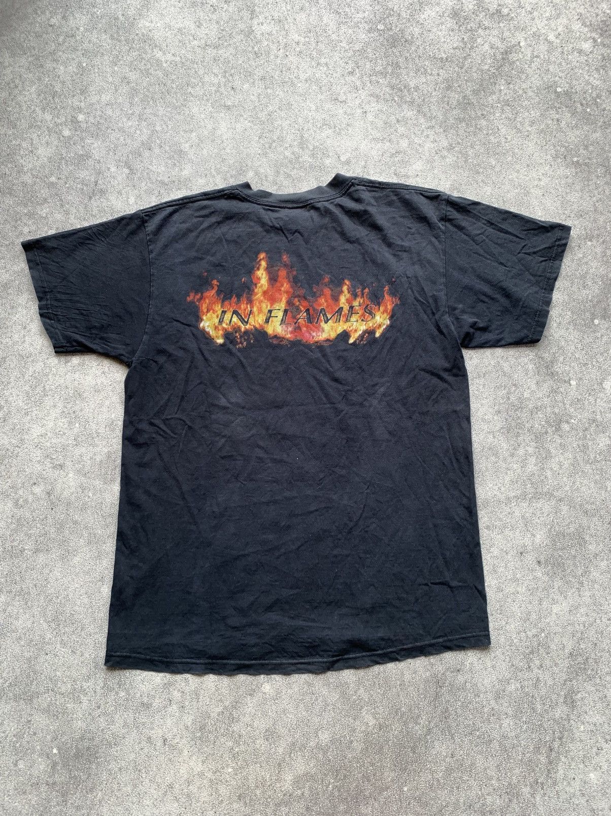 Band Tees 1990 In Flames Band Tee Size US L / EU 52-54 / 3 - 3 Thumbnail