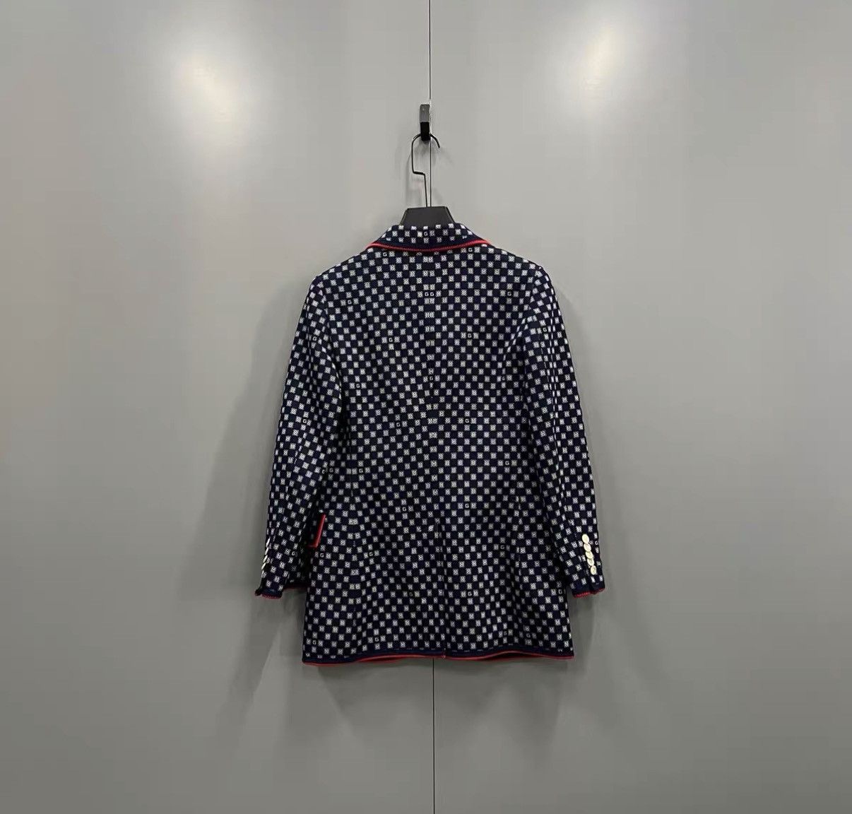 Gucci GUCCI All-Over Geometric Print Blazer J41 Size US XXS / EU 40 - 2 Thumbnail