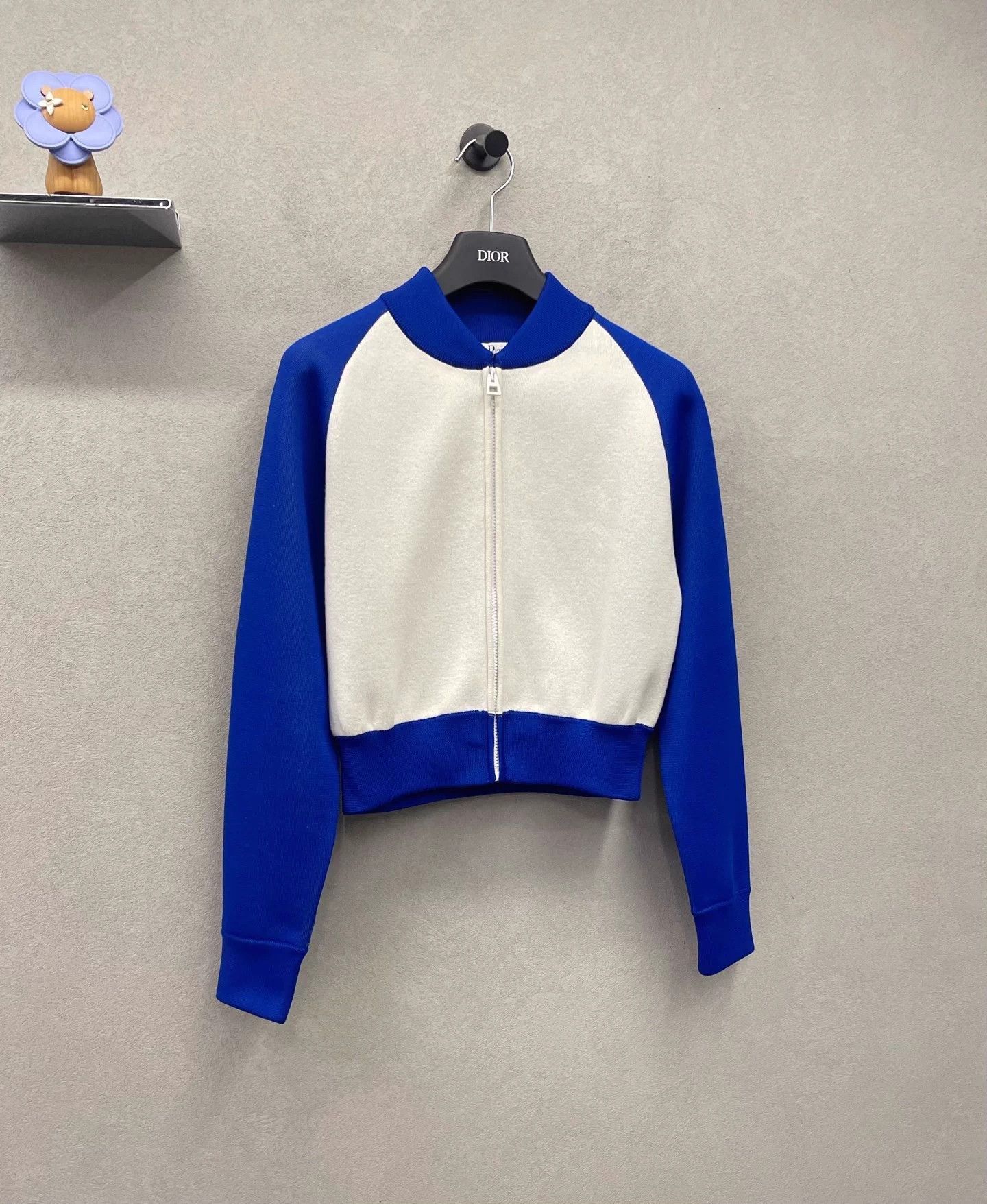 Dior DIOR Blue & White Colorblock Short Jacket Size 40 Size S / US 4 / IT 40 - 3 Thumbnail