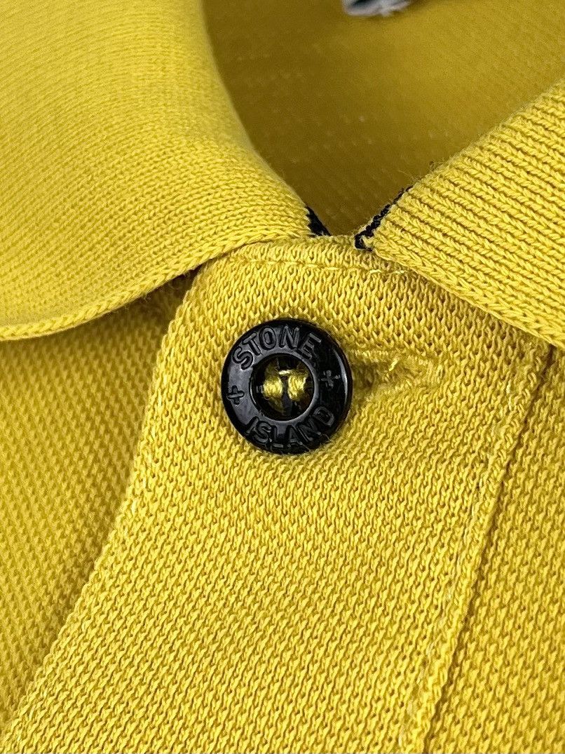 Stone Island STONE ISLAND Polo Shirt Cotton Patch Program Yellow Men’s Size US L / EU 52-54 / 3 - 5 Thumbnail