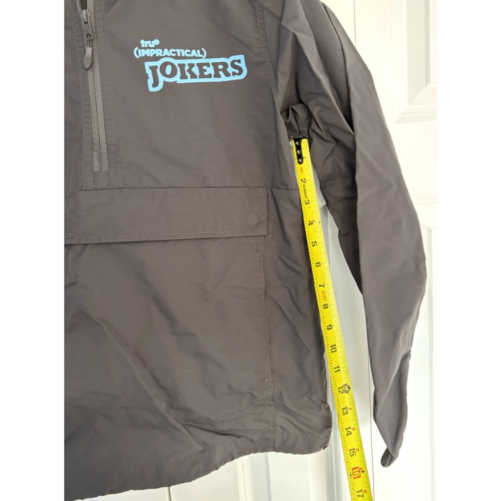 Vintage Impractical Jokers Jacket Mens Zip Hooded Anorak Windbreaker S Gray Cranjis Size US S / EU 44-46 / 1 - 5 Thumbnail