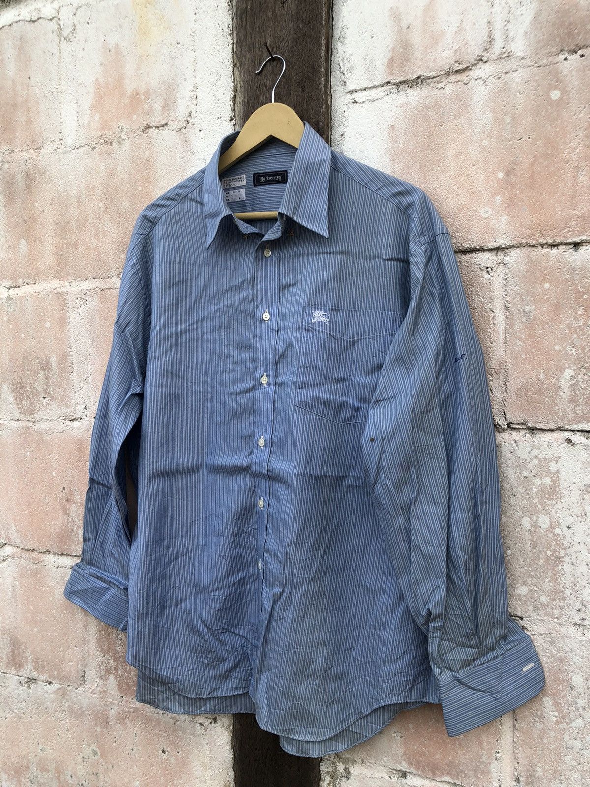 Burberry Burberry Long Sleeve Stripe Design Size US L / EU 52-54 / 3 - 3 Thumbnail