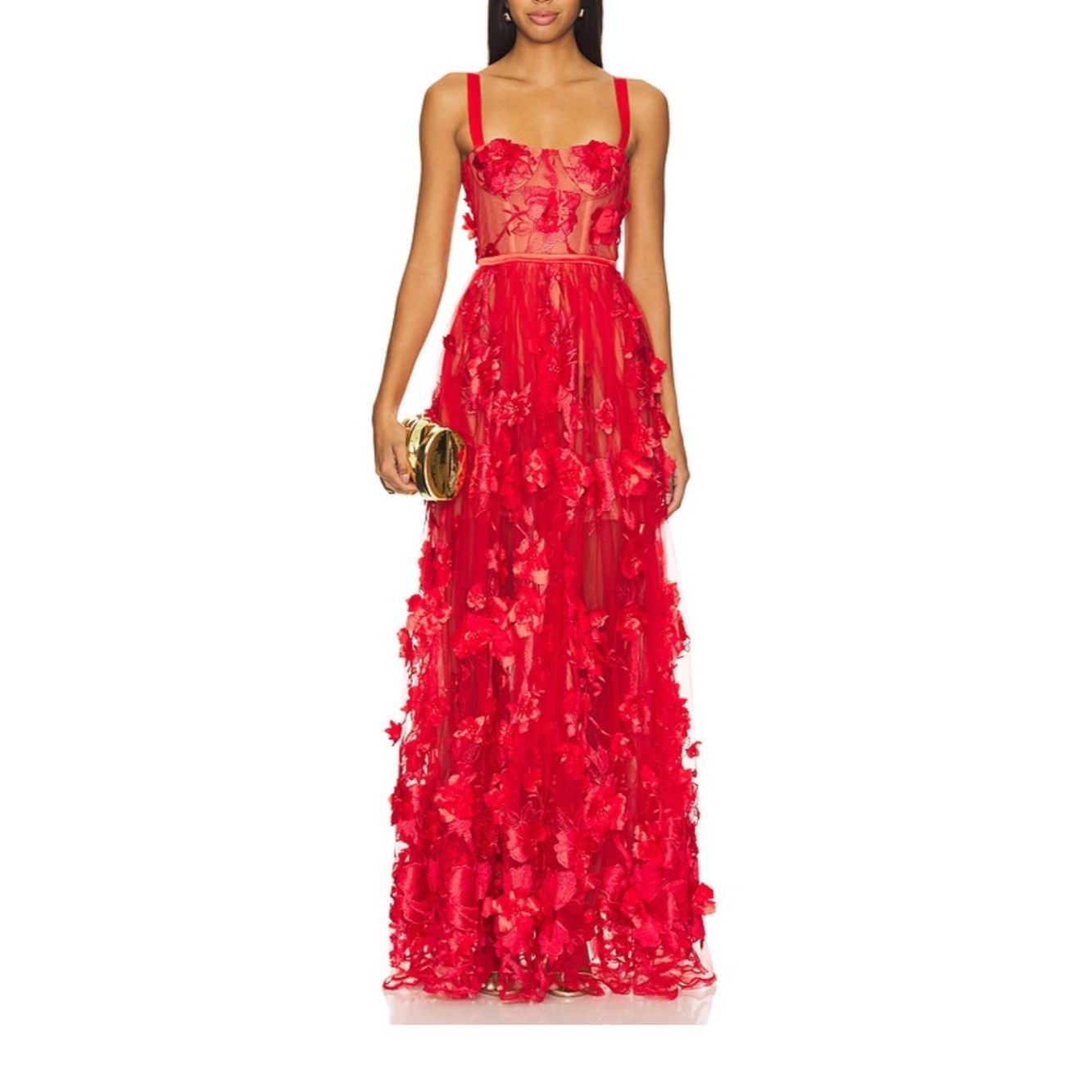 Bronx and Banco New Bronx and Banco REVOLVE Anastasia Maxi Dress in Red 8 Size M / US 6-8 / IT 42-44 - 1 Thumbnail