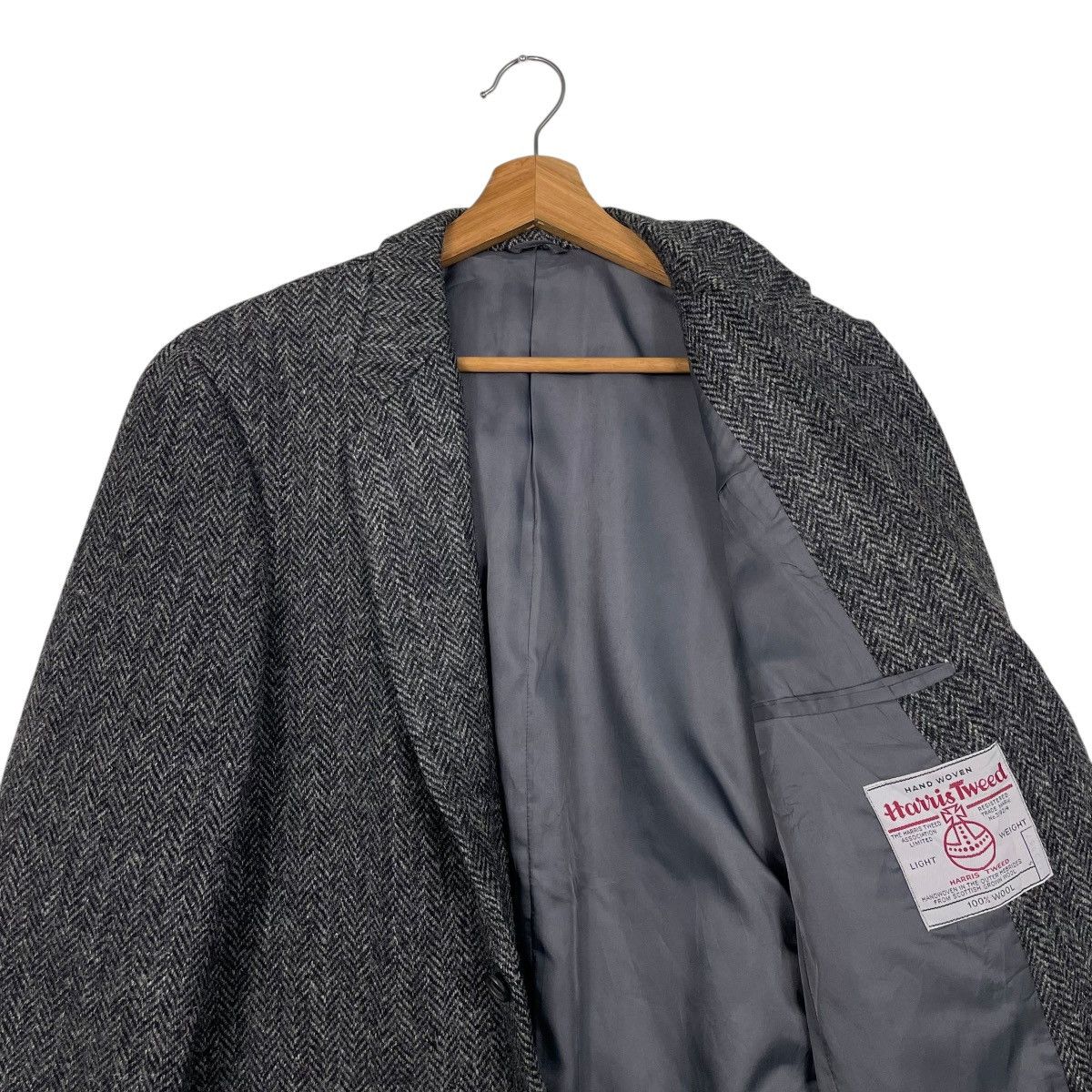 Harris Tweed Harris Tweed x Hollywood Herringbone Wool Casual Jacket Size US M / EU 48-50 / 2 - 10 Thumbnail