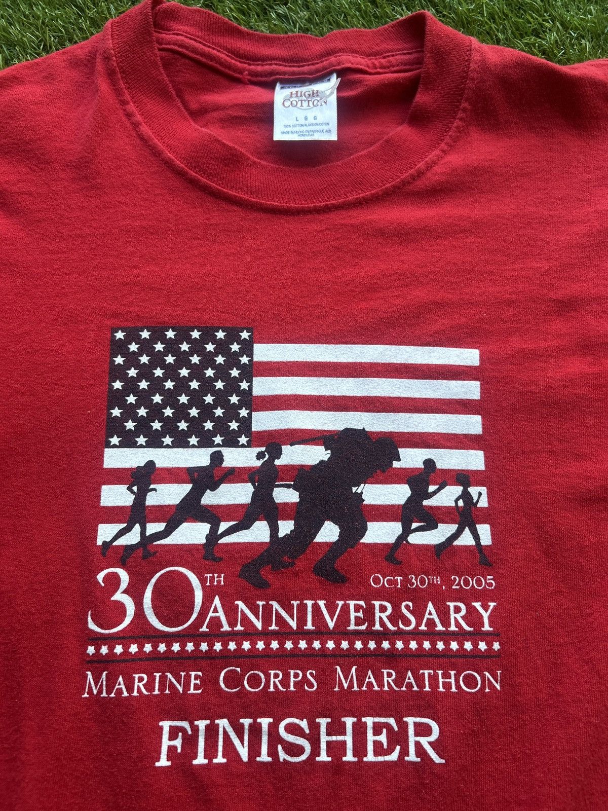 Vintage 2005 Marine Marathon Finisher Long Sleeve Shirt Size US L / EU 52-54 / 3 - 2 Thumbnail