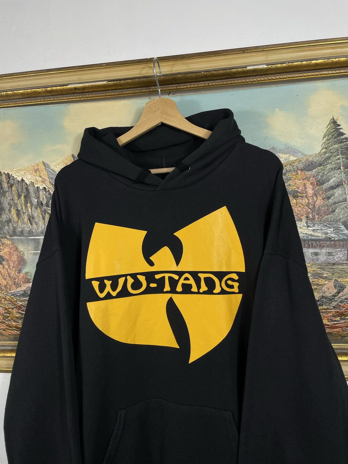 Vintage × Wu-Tang Clan Wu-Tang Clan Vintage Y2k Black Oversize Hoodie Sweatshirt Size US XXL / EU 58 / 5 - 5 Thumbnail