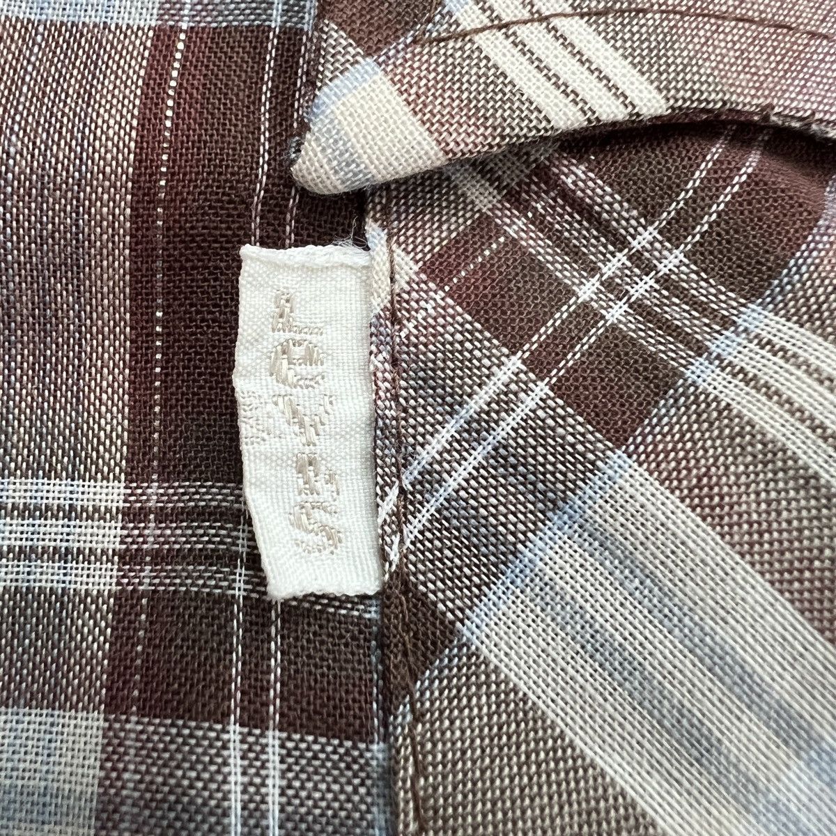 Levi's Vintage 70s White Tag Levi’s Plaid Western Button Up Shirt Size US XL / EU 56 / 4 - 6 Thumbnail