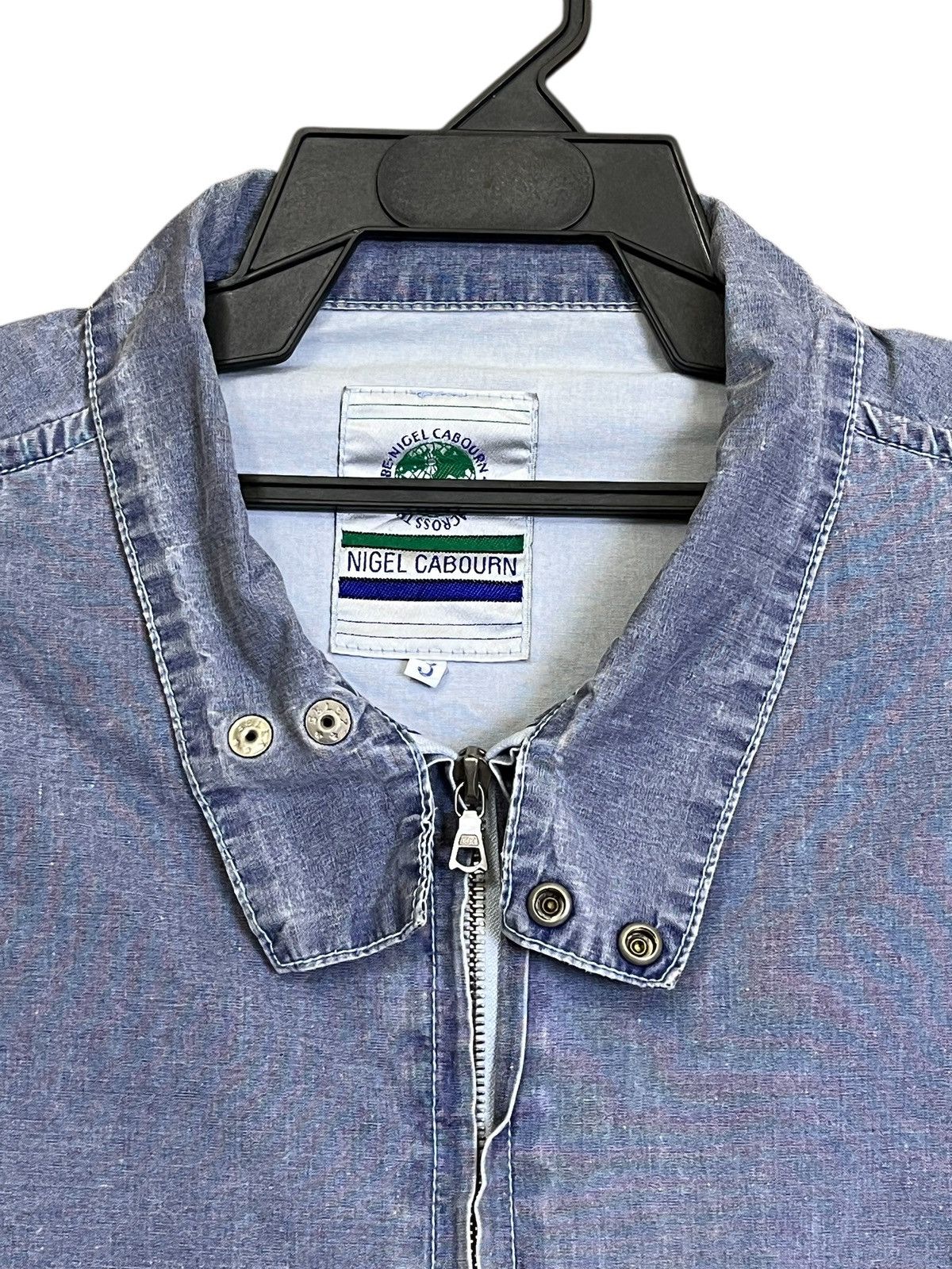 Nigel Cabourn Vintage 90s NIGEL CABOURN riri zipper distressed jacket Size US L / EU 52-54 / 3 - 5 Thumbnail