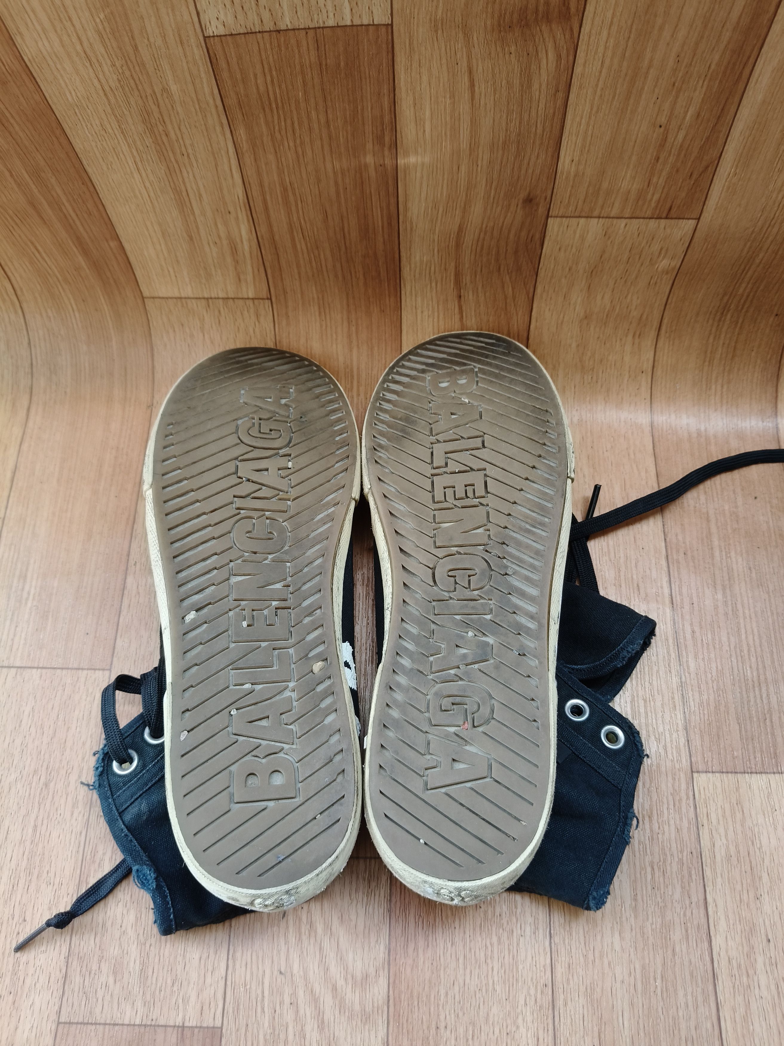 Balenciaga Balenciaga Paris hightop Graffiti " Balenciaga" sneakers Size US 7.5 / EU 40-41 - 14 Thumbnail