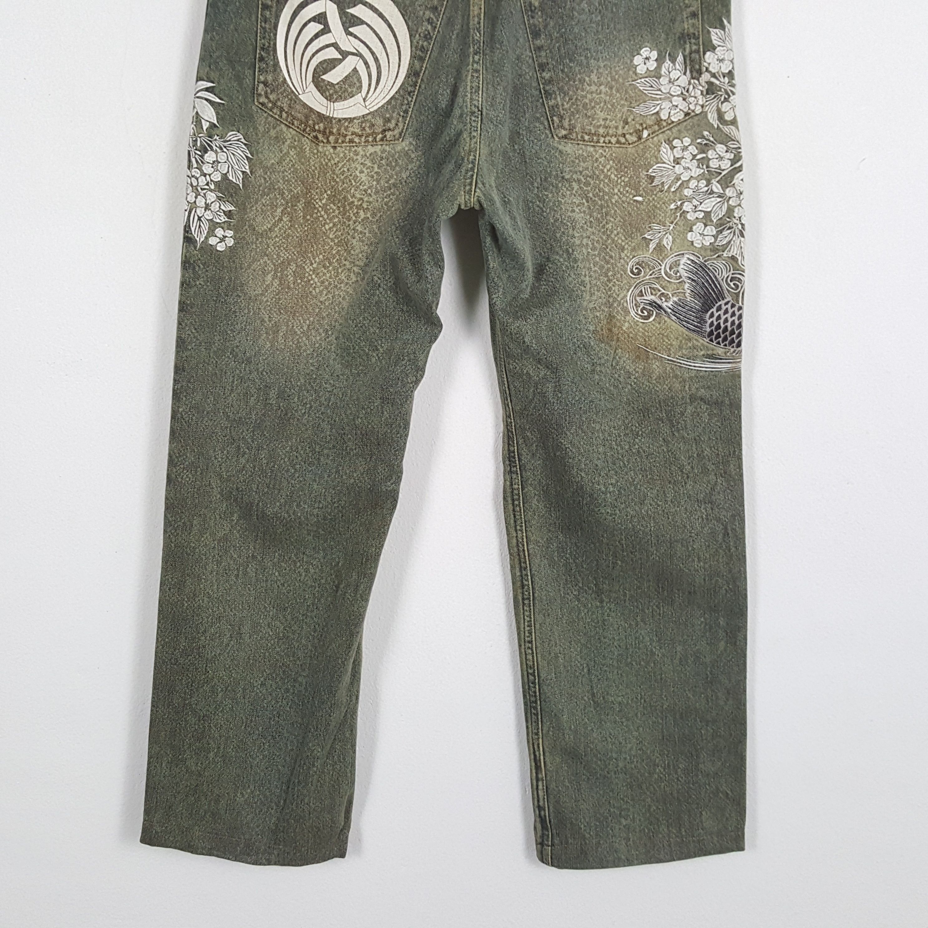 Japanese Brand × Vintage Vintage KARAKURI TAMASHI Japanese Brand Designer Jeans Size US 31 - 6 Thumbnail