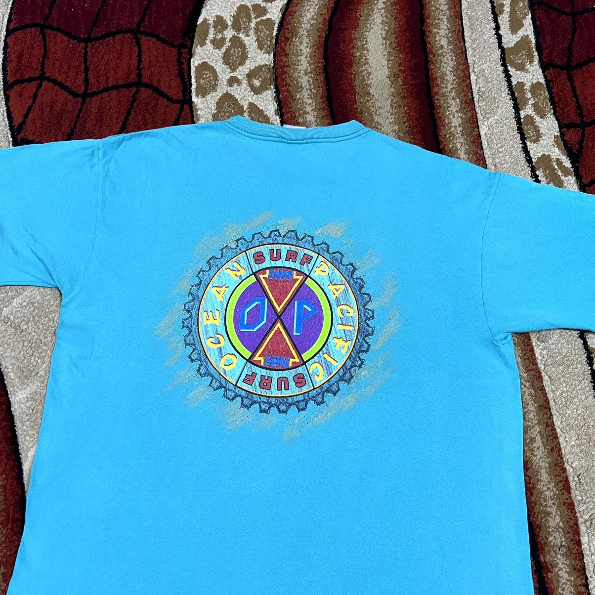 Ocean Pacific Vintage Thrashed Faded Ocean Pacific Surfing T Shirt Size US XL / EU 56 / 4 - 2 Thumbnail