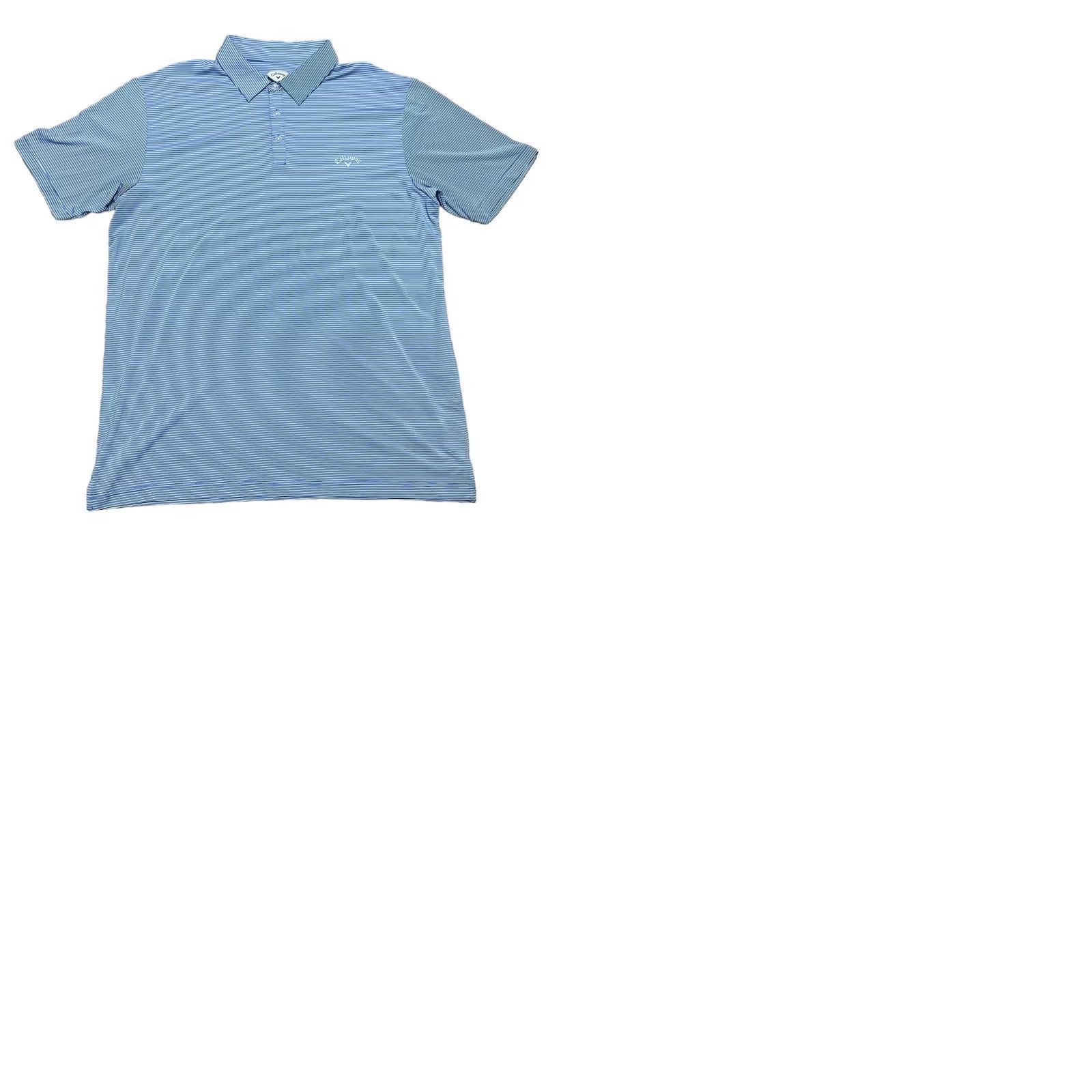 Callaway Callaway Polo Shirt Short Sleeve Men’s Blue Striped 2XL Regular Fit Golf Bar N/A Size US XXL / EU 58 / 5 - 9 Thumbnail