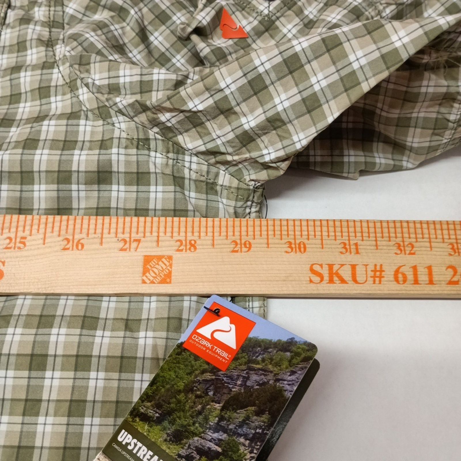Other Ozark Trail Upstream Shirt Men's 3XL (54-56) Green Plaid Size US XXL / EU 58 / 5 - 6 Thumbnail