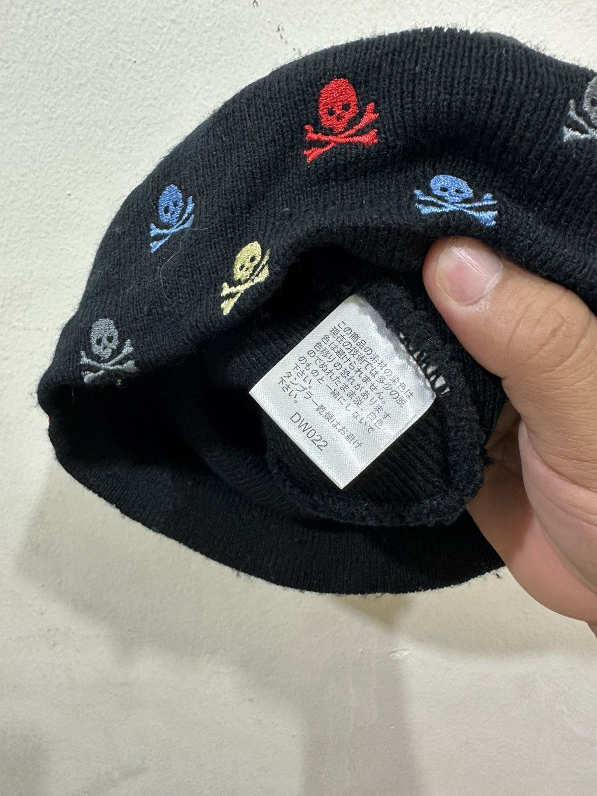 Japanese Brand VTG SKULL Embroid Monogram Multicolor Beanie Size ONE SIZE - 5 Thumbnail