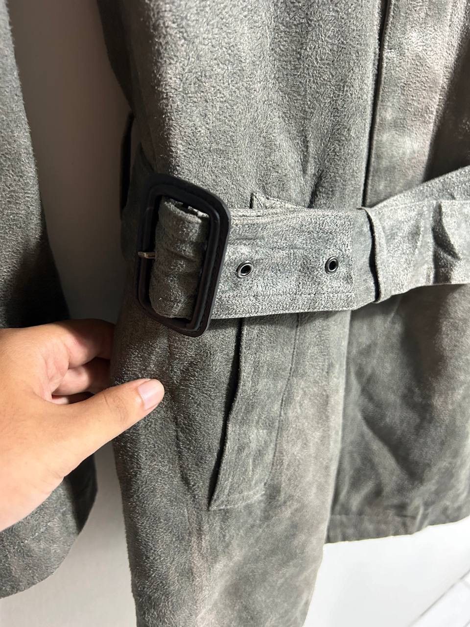 Tornado Mart Tornado Mart Suede Trench Coat Size US M / EU 48-50 / 2 - 9 Thumbnail