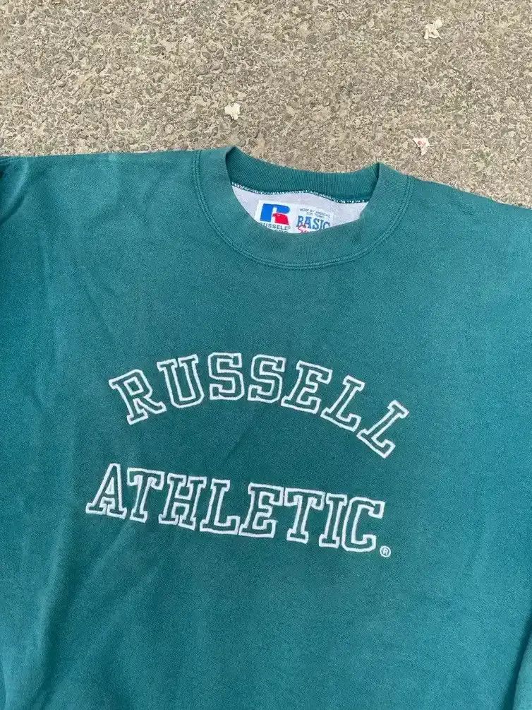 Russell Athletic × Vintage Russell athletic basic vintage logo Sweatshirt Size US L / EU 52-54 / 3 - 1 Thumbnail