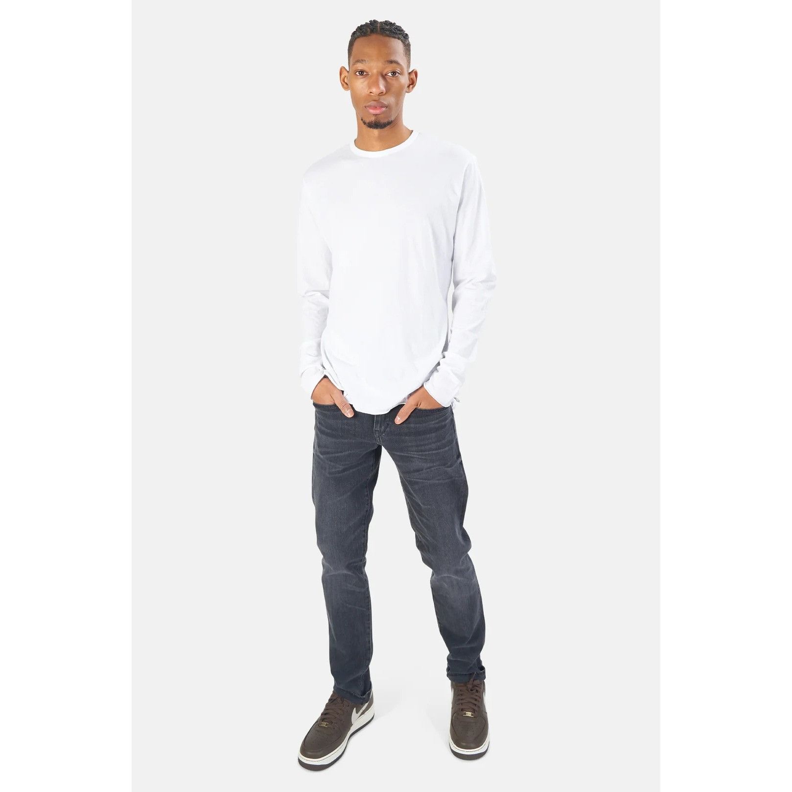 COTTONCITIZEN NWT COTTON CITIZEN MEN'S L/S JAGGER WHITE SHIRT SZ XL Size US XL / EU 56 / 4 - 1 Thumbnail