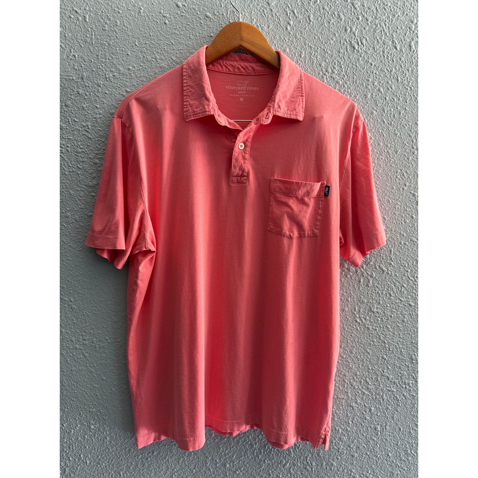 Vineyard Vines Vineyard Vines Men Slim Fit Polo 100% Pima Cotton Size Med Size US M / EU 48-50 / 2 - 1 Thumbnail