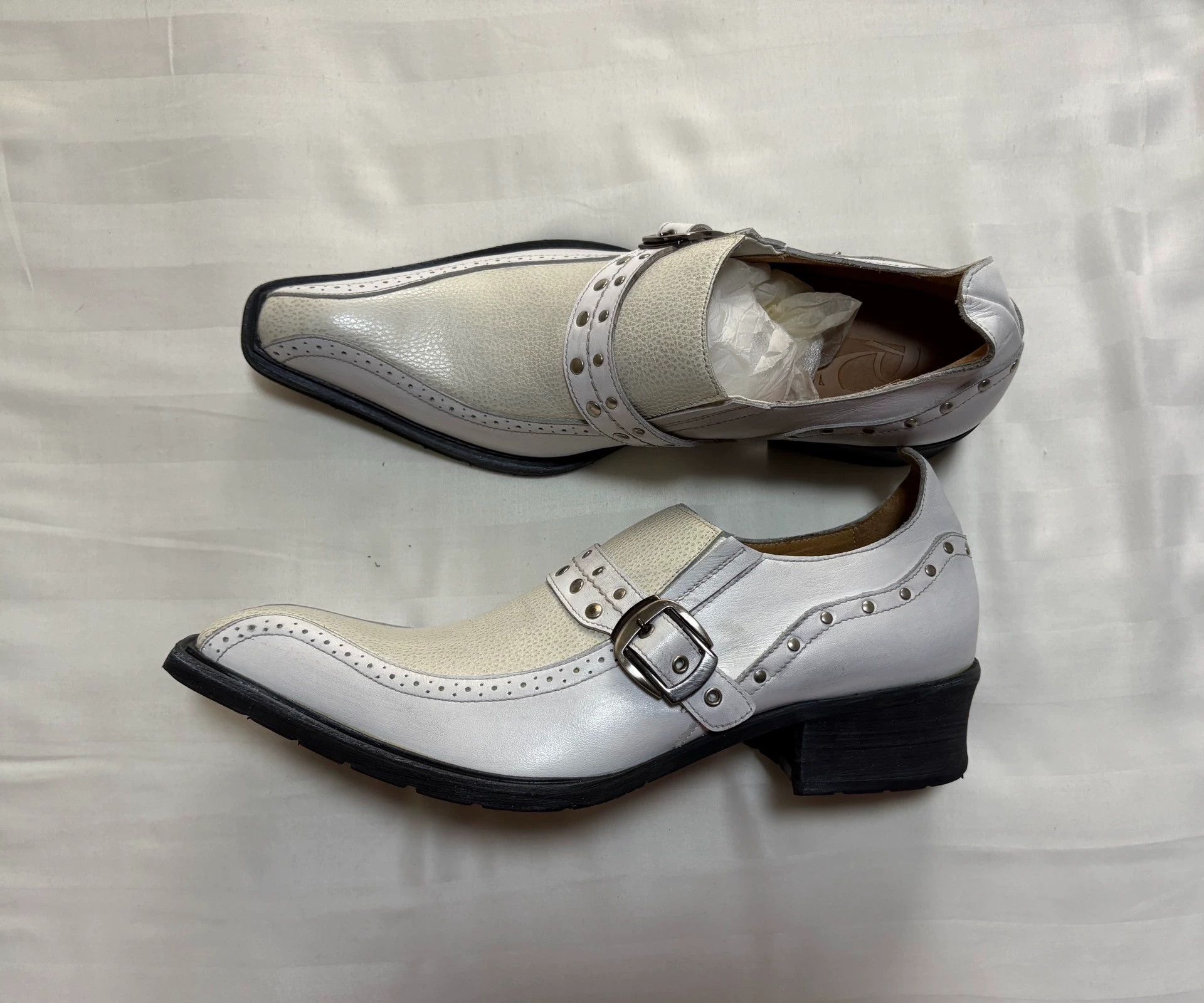 Other Vintage Yohji pointed mules snake rivet distressed 43 Size US 10 / EU 43 - 1 Thumbnail