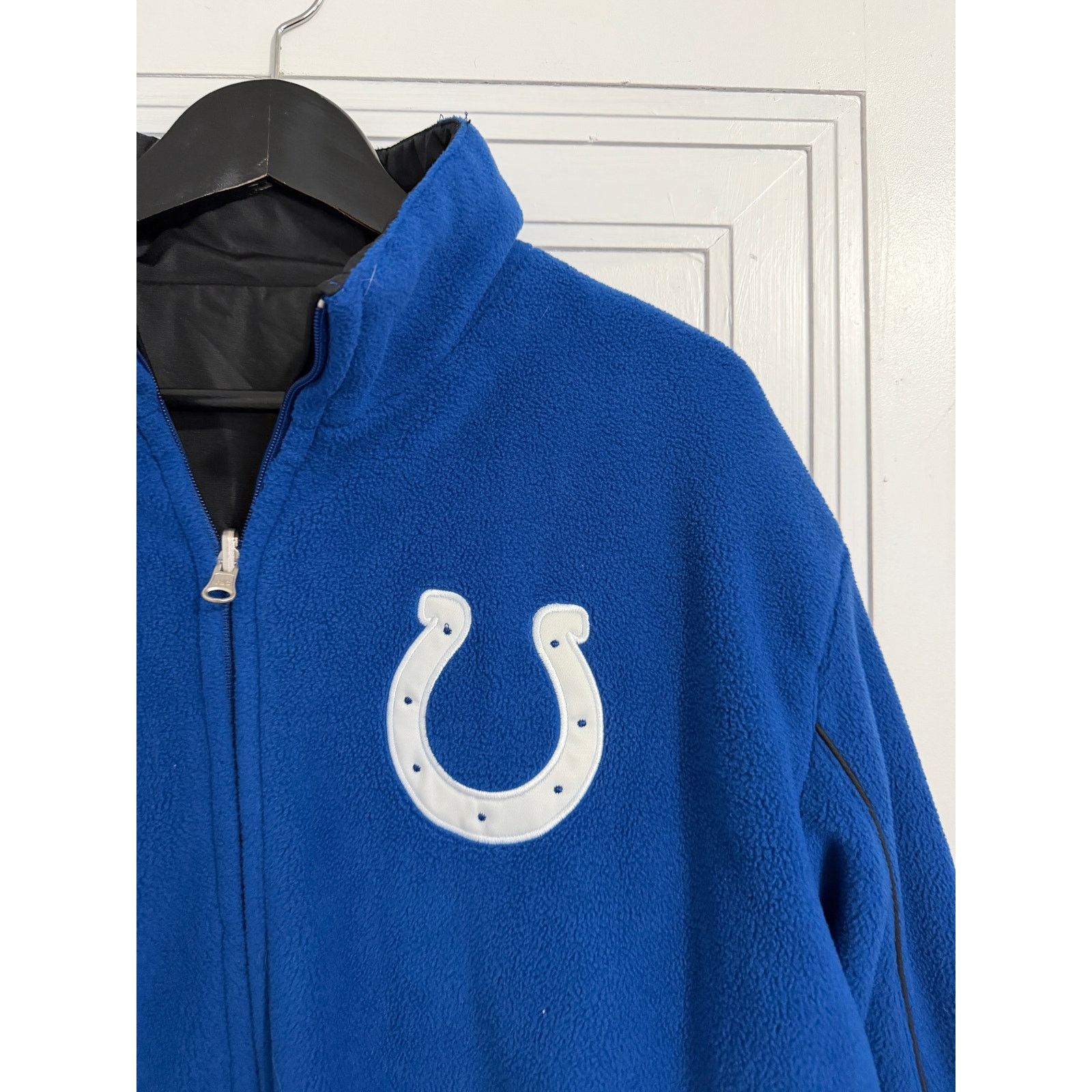 NFL Retro Indianapolis Colts Reversible Winter Jacket Size Large Size US L / EU 52-54 / 3 - 8 Thumbnail