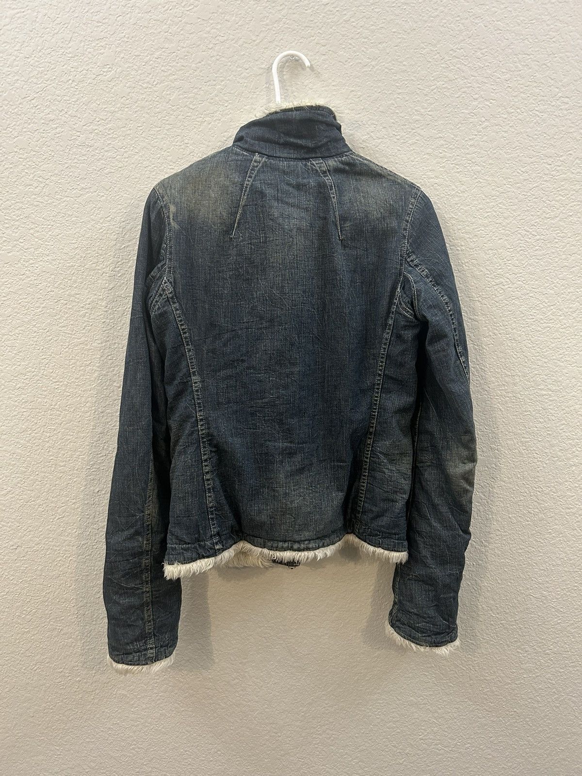 Hysteric Glamour !RARE! Vintage Hysteric Glamour Fur Denim Jacket Size US S / EU 44-46 / 1 - 4 Thumbnail
