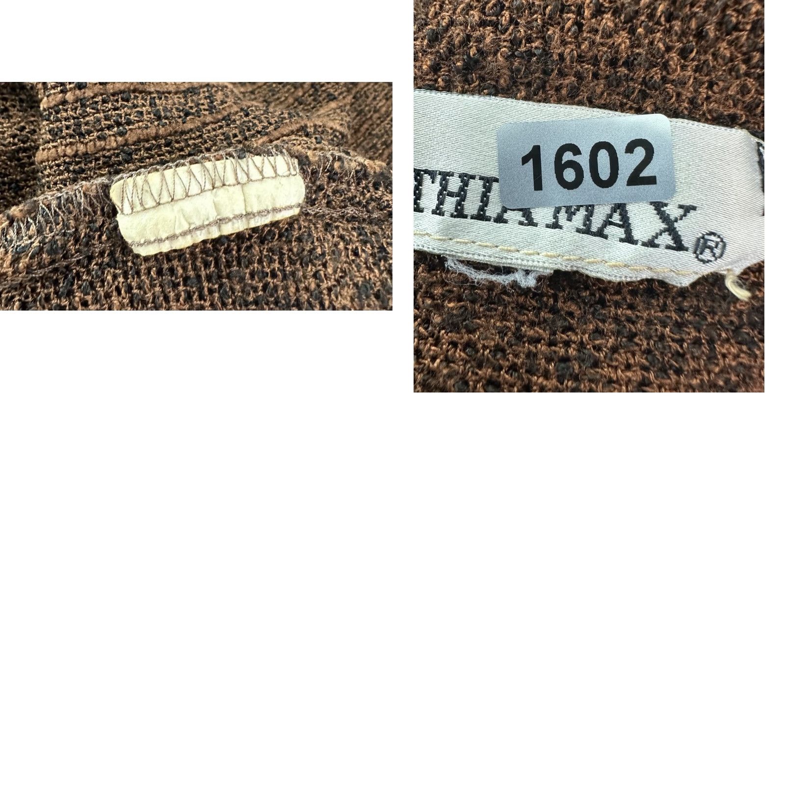 Vintage VINTAGE Cynthia Max Cardigan Womens L Brown Ochre Open Knit 90s Bohemian Size L / US 10 / IT 46 - 9 Thumbnail