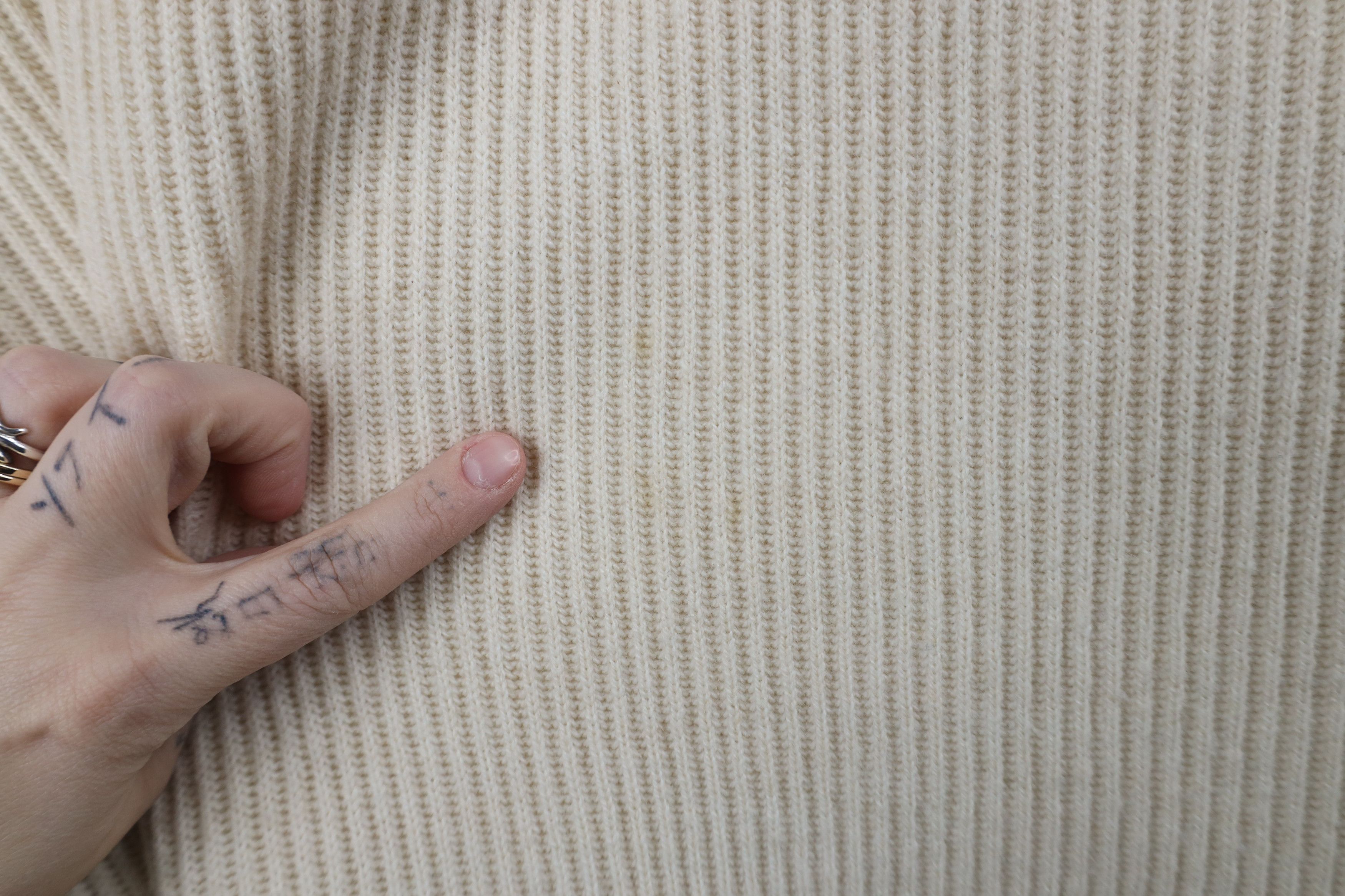 Peter Millar × Vintage Peter Millar Knit Yak Wool Cashmere Henley Sweater Cream Size US L / EU 52-54 / 3 - 4 Thumbnail