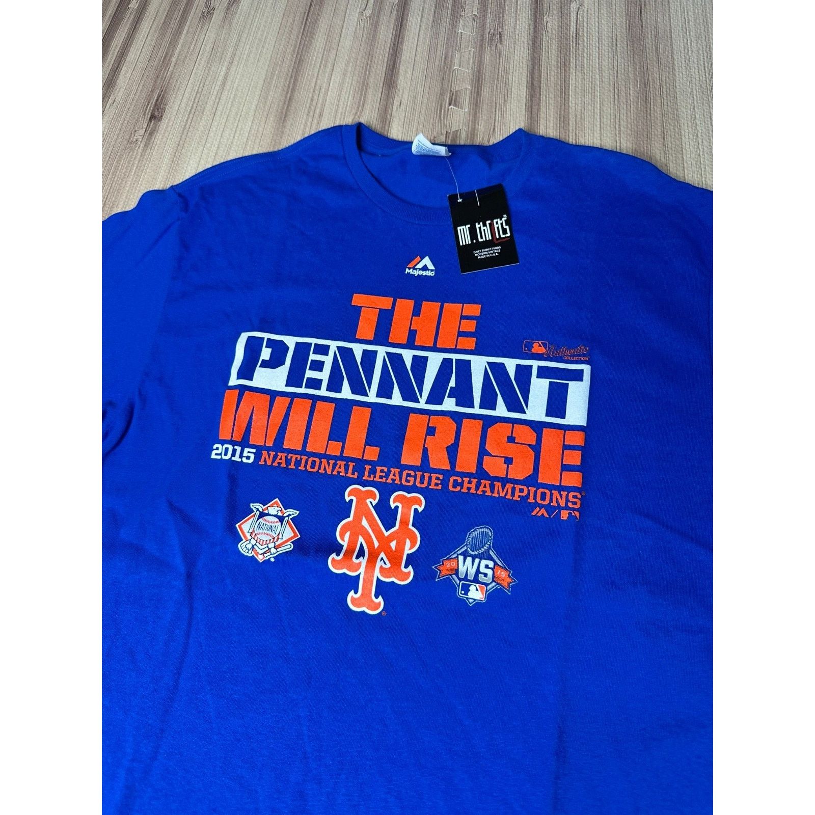 Majestic New York Mets Shirt The Pennant Will Rise Majestic Large Size US L / EU 52-54 / 3 - 2 Thumbnail
