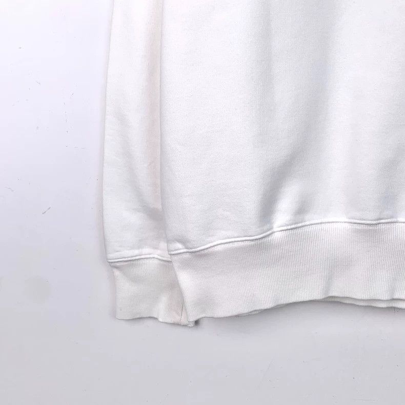 Dior Dior White logo letter embroidery cotton round-neck long-sl Size US M / EU 48-50 / 2 - 4 Thumbnail