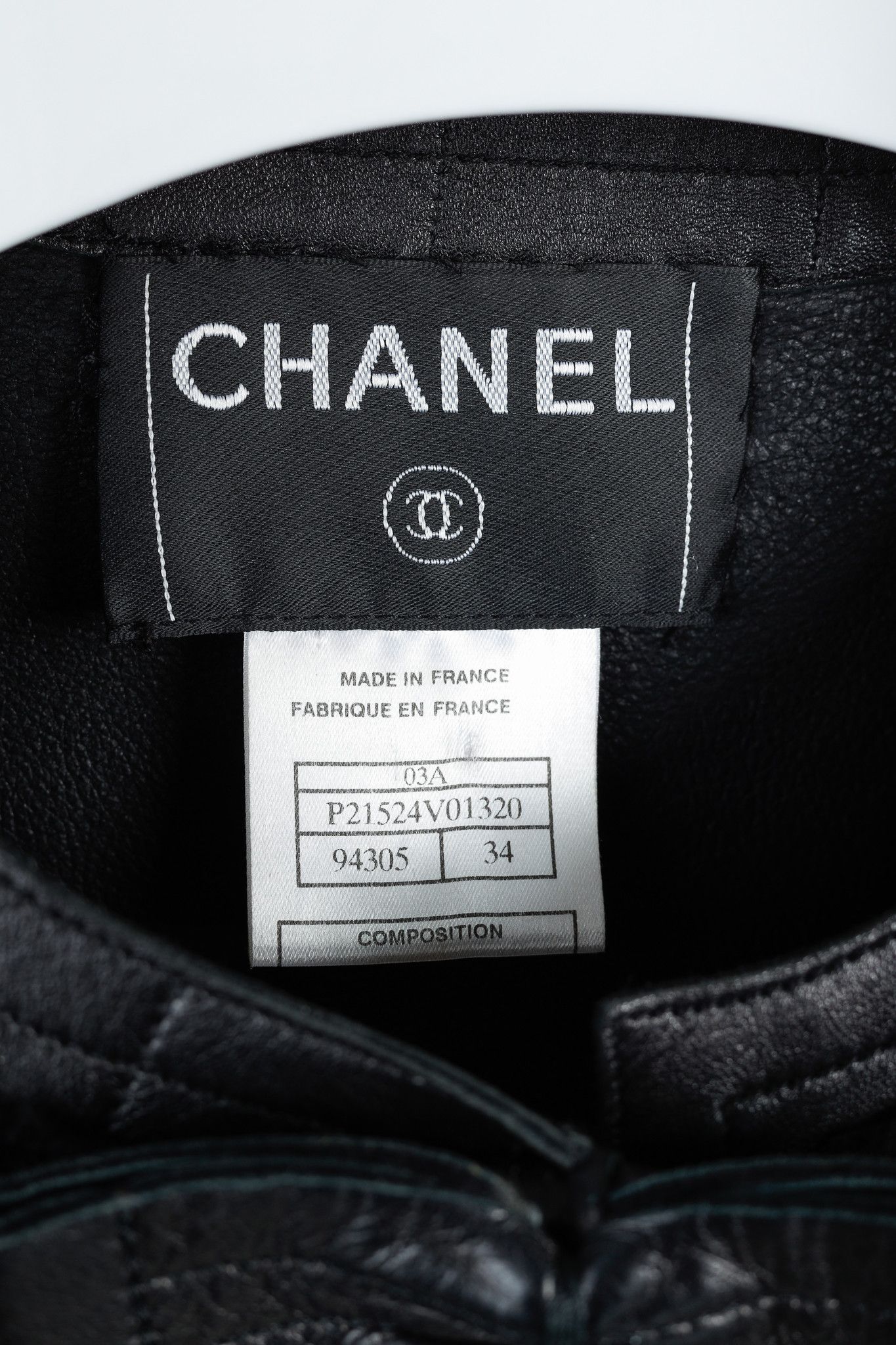 Chanel Chanel 03A Black Curly Lambskin & Leather Cropped Bow Jacket Size XXS / US 00 / IT 34 - 4 Thumbnail