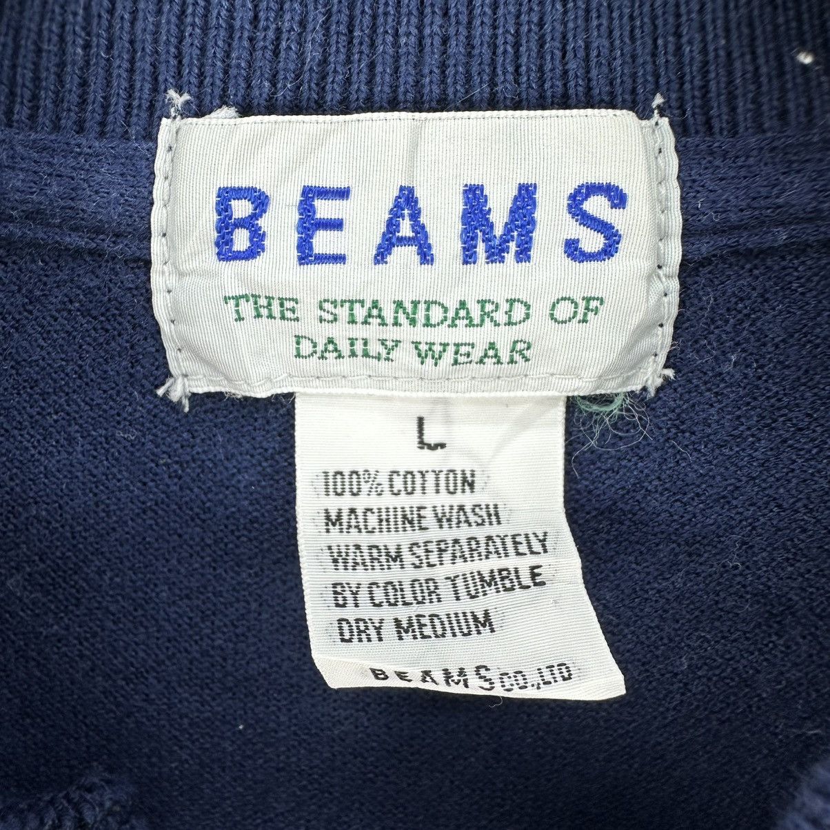 Beams Plus Vintage Beams Japan Polo Longsleeve Tee Single Pocket Size US M / EU 48-50 / 2 - 15 Thumbnail
