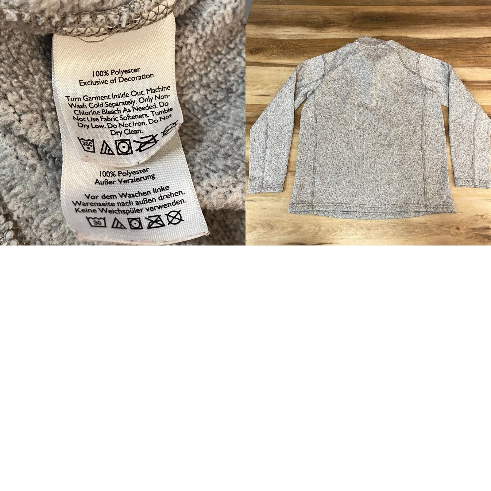 Eddie Bauer Eddie Bauer Sweater Fleece Pullover Mens L Gray Marl 1/4 Zip Mock Neck Logo Embroidered Warm Casual Outdoor Knit Pullover Men Size US L / EU 52-54 / 3 - 8 Thumbnail