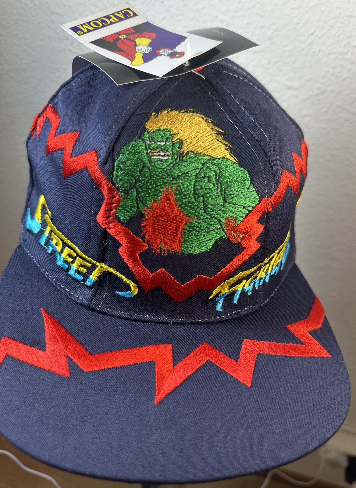 Other 1996 VINTAGE RARE STREET FIGHTER 2 CAP BLANKA Size ONE SIZE - 2 Thumbnail