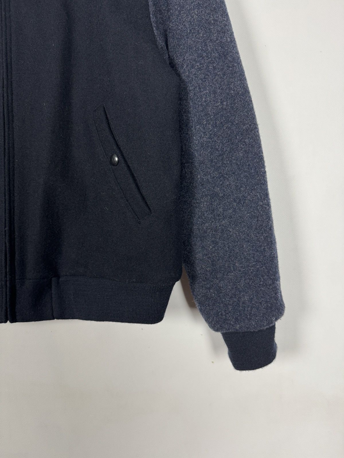 Wallace & Barnes Wallace Barnes Wool Bomber Jacket Sherpa Collar Warm Size L Size US L / EU 52-54 / 3 - 5 Thumbnail