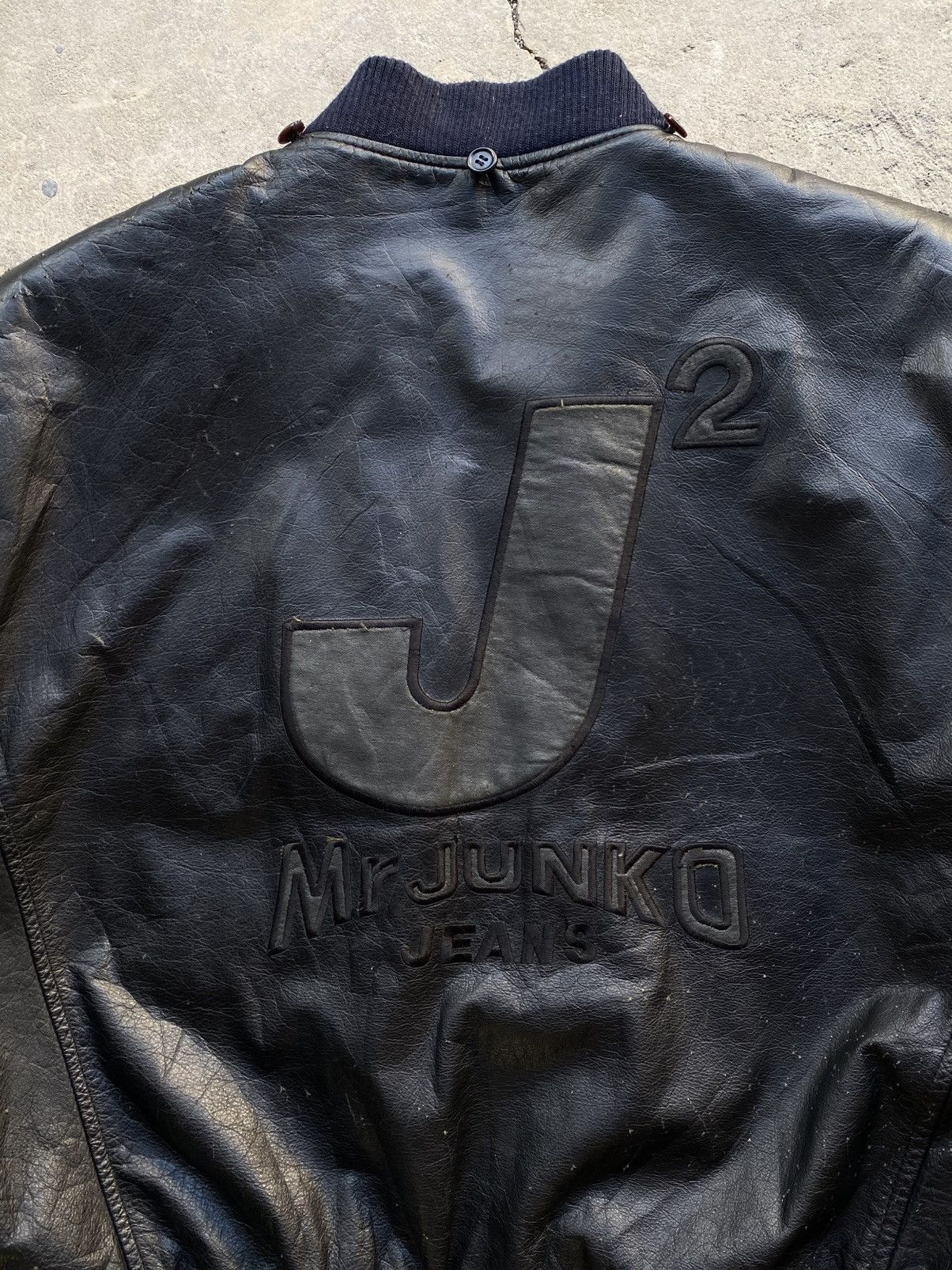 Japanese Brand Mr.Junko leather Jacket Size US L / EU 52-54 / 3 - 4 Thumbnail