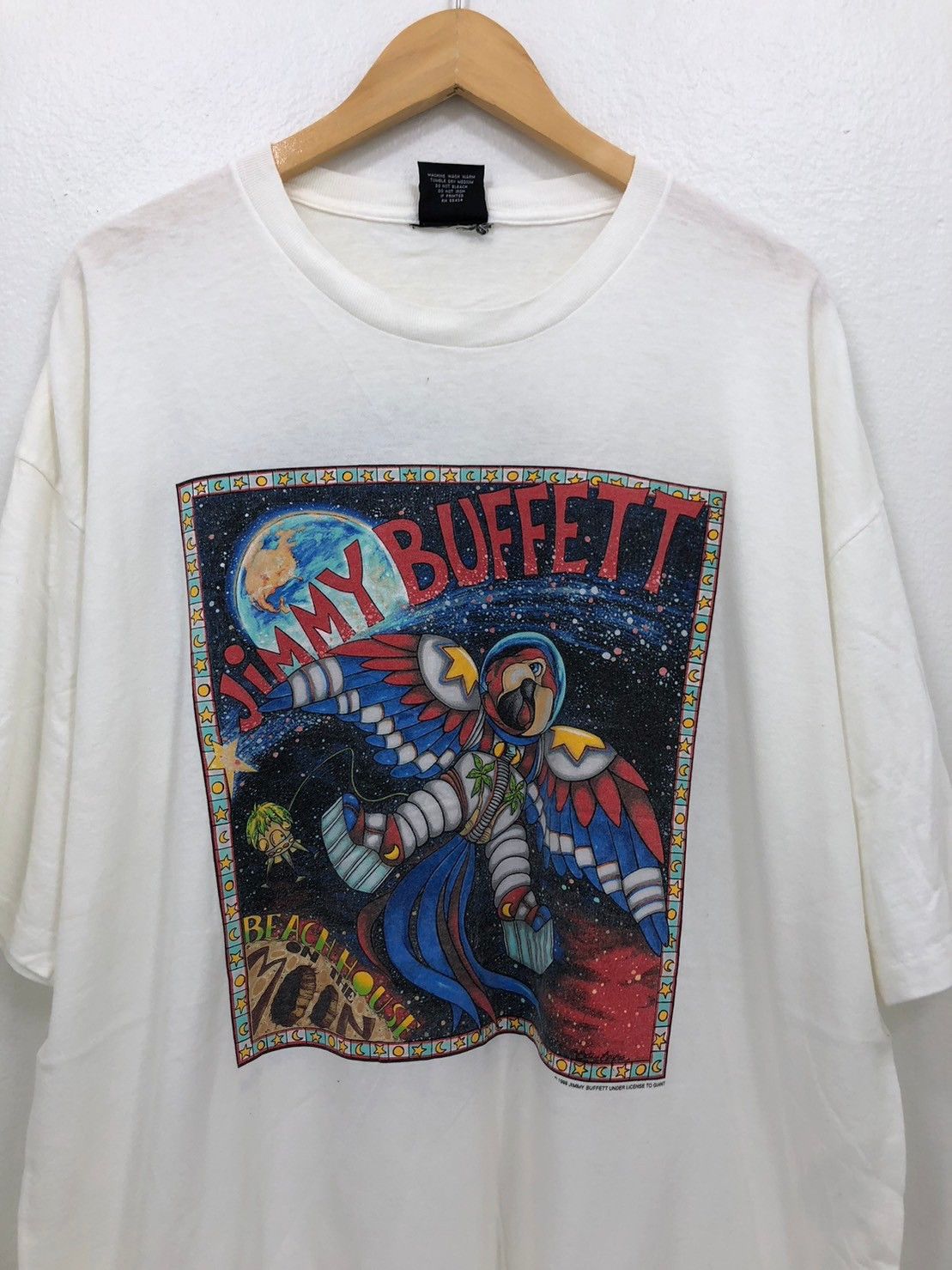 Band Tees × Vintage Vintage 1999's Jimmy Buffett Tour Beach House on the Moon BN Size US XXL / EU 58 / 5 - 1 Thumbnail