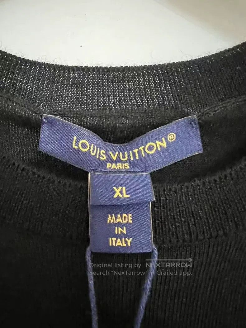 Louis Vuitton Louis Vuitton 25SS latest black embroidered monogram logo Size XL / US 12-14 / IT 48-50 - 4 Thumbnail