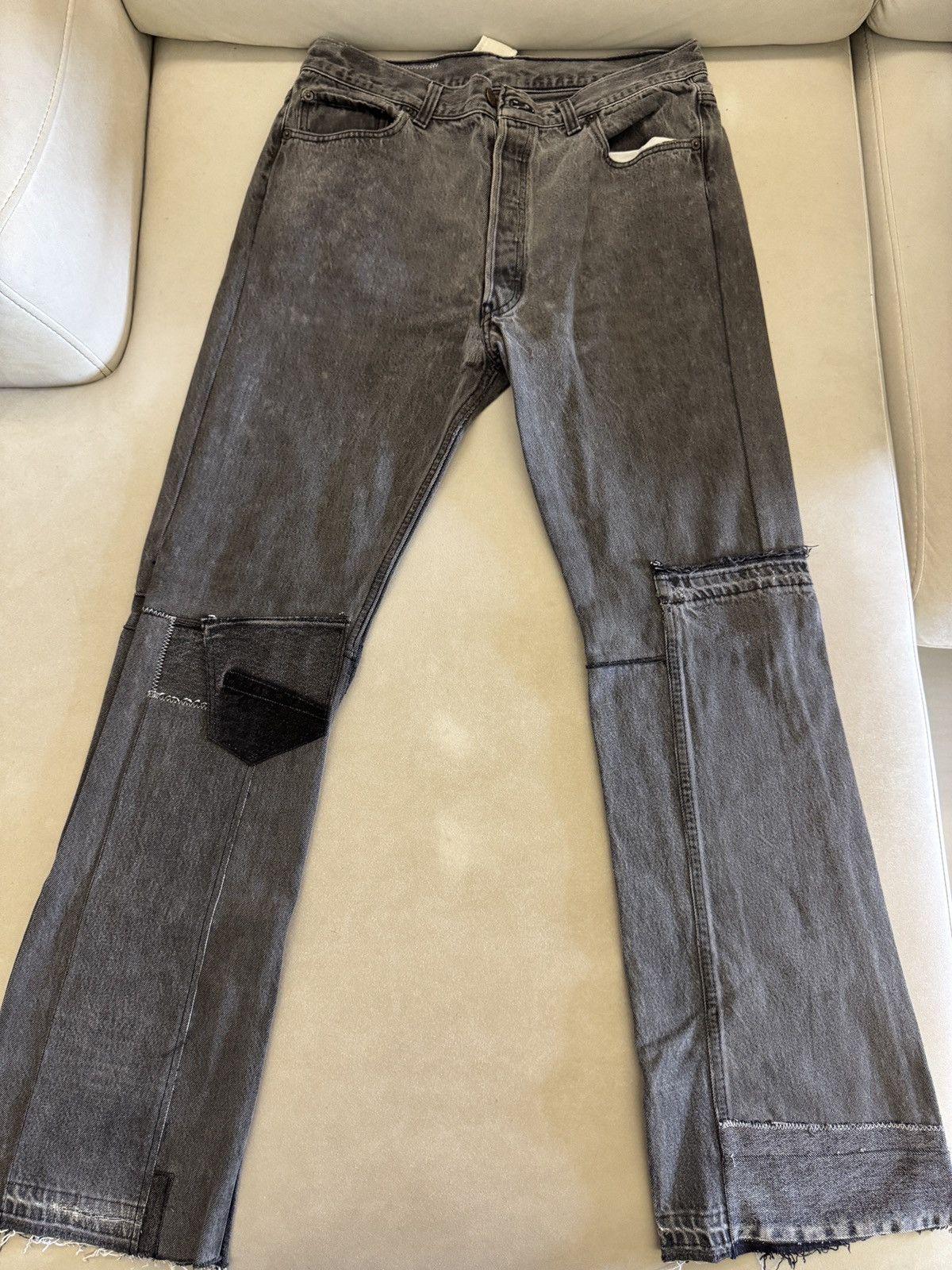 Other AceHigh Asymmetrical Ranch Flare Gray Size US 34 / EU 50 - 1 Thumbnail