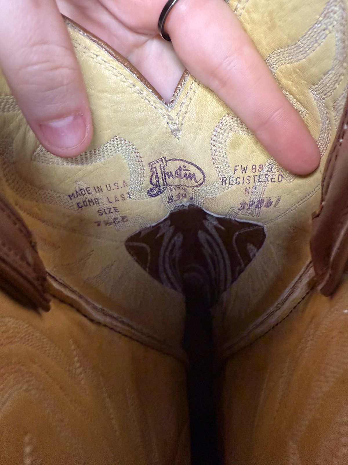 Justin Boots Justin brown lizard boot Size US 7.5 / EU 40-41 - 5 Thumbnail
