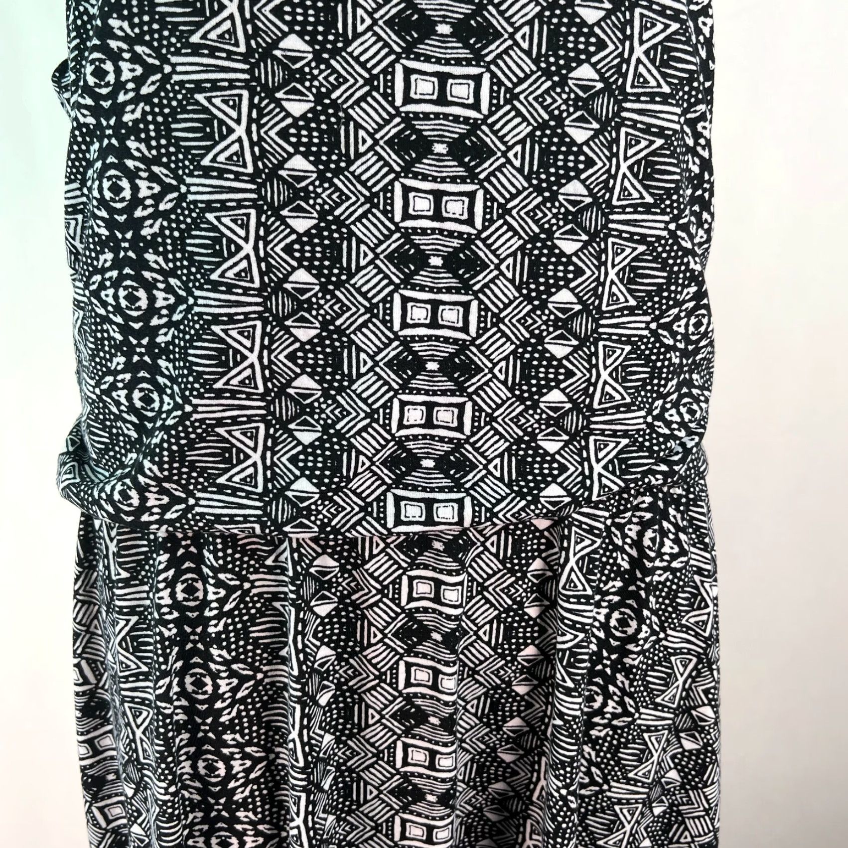 Faded Glory VINTAGE Faded Glory Womens Geometric Print Sleeveless White Shift Dress XL Size XL / US 12-14 / IT 48-50 - 7 Thumbnail