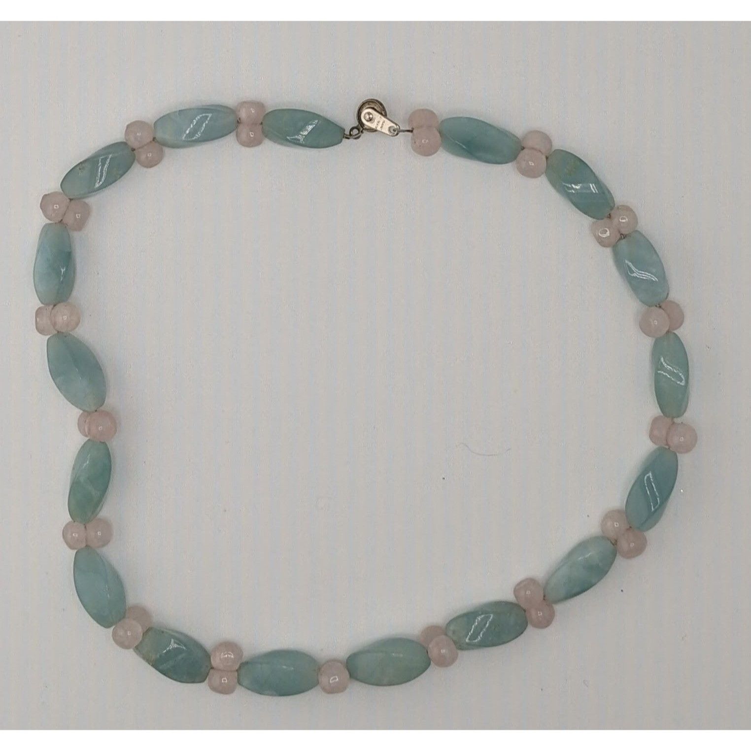 Handmade Handmade Vintage Coquette Pastel Dyed Blue And Pink Quartz B Size ONE SIZE - 4 Thumbnail