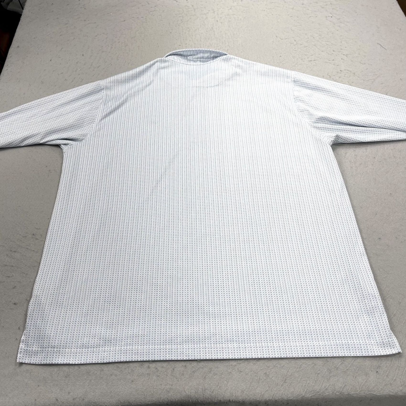 Vintage Donald Ross Polo Shirt Mens XL White Abstract Geometric O Link Golf Long Sleeve Polo Shirt Size US XL / EU 56 / 4 - 6 Thumbnail