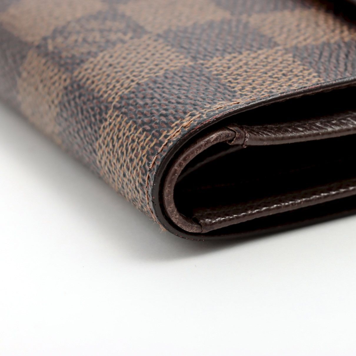 Louis Vuitton Louis Vuitton Damier Ebene Porte-Trésor Étui Papier Wallet Size ONE SIZE - 4 Thumbnail