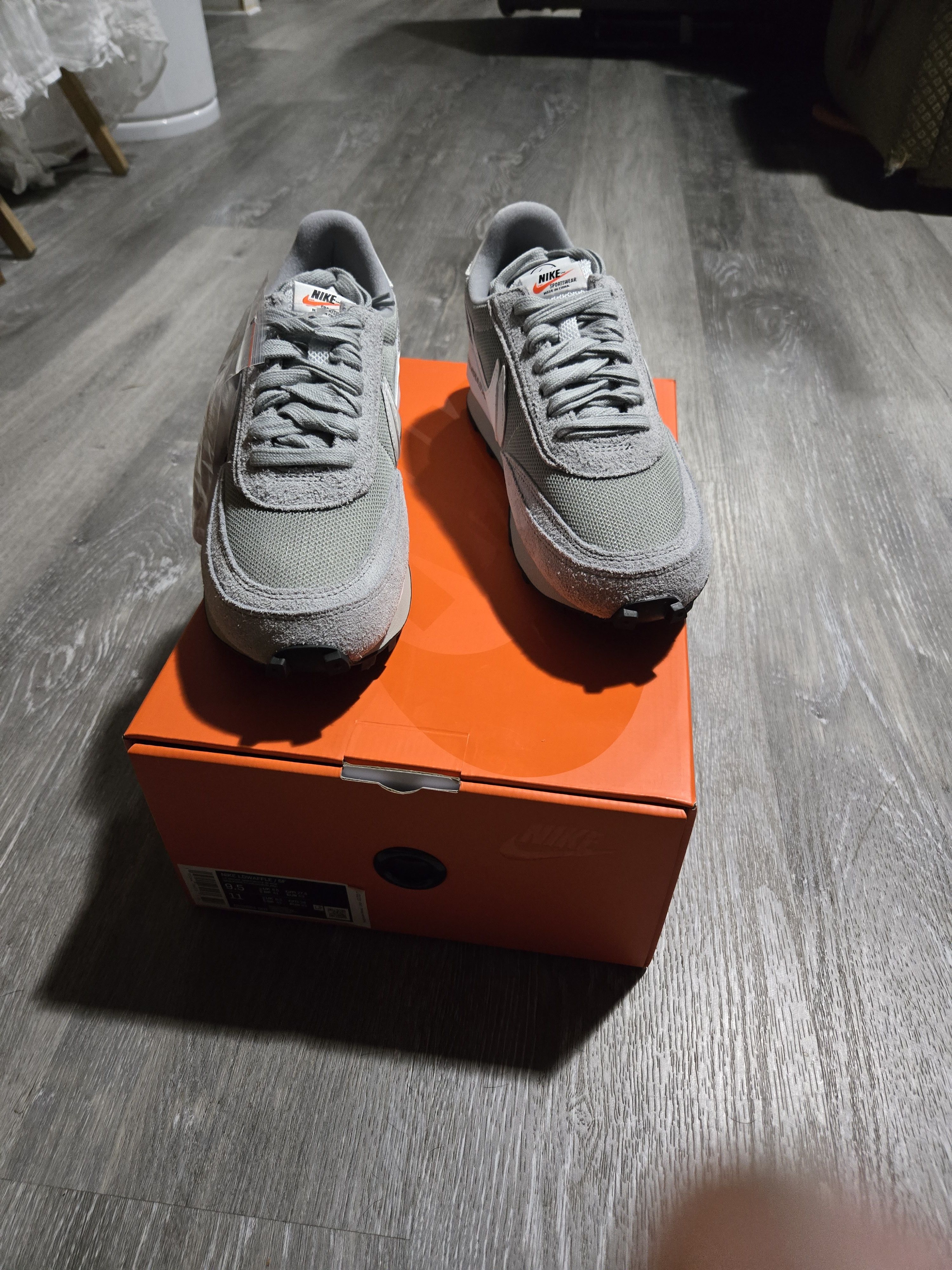 Fragment Design × Nike Nike x Fragment Ld Waffle Sacai Size US 9.5 / EU 42-43 - 2 Thumbnail