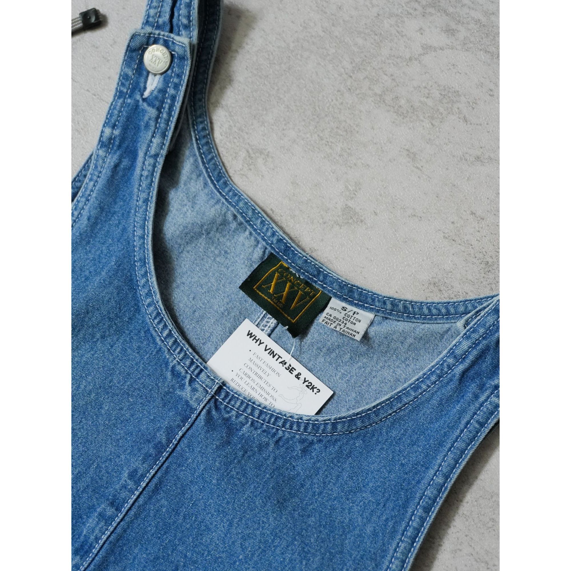 Other Vintage Concept XXV Denim Short Dress Size S / US 4 / IT 40 - 3 Thumbnail