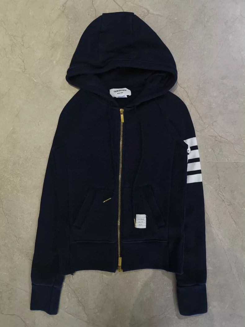 Thom Browne Thom Browne A hooded zipper jacket Size XS / US 0-2 / IT 36-38 - 1 Thumbnail