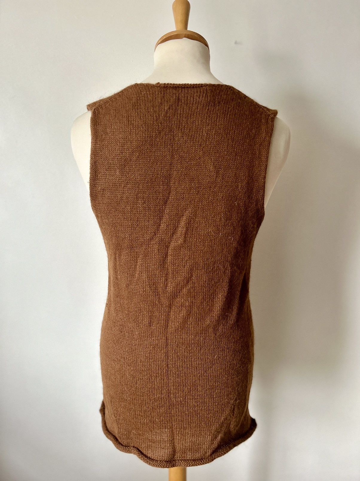 Comme des Garcons Homme Plus CDGH+ AW1995 ‘SLEEP’ NUMBERED ALPACA WOOL KNIT VEST ad1995 Size US S / EU 44-46 / 1 - 3 Thumbnail