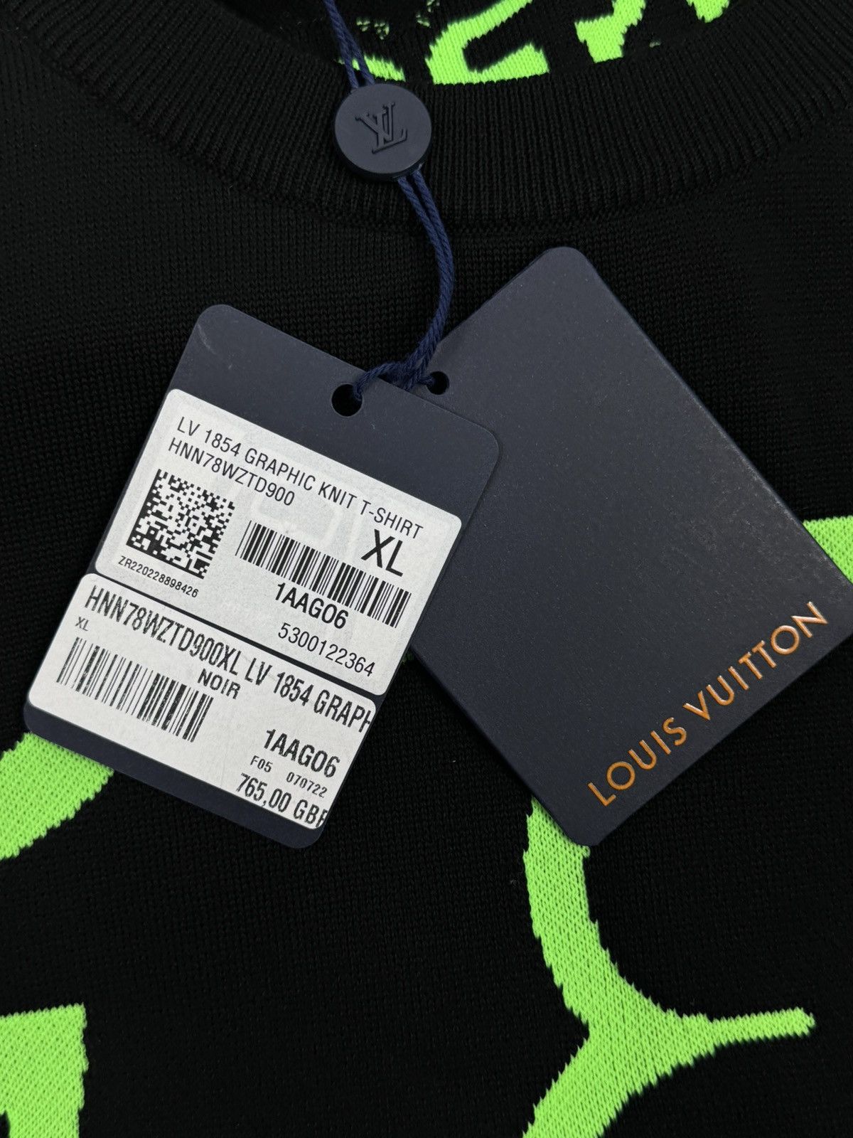 Louis Vuitton LV 1854 GRAPHIC KNIT T-SHIRT 1AAG06 Size US XL / EU 56 / 4 - 6 Thumbnail